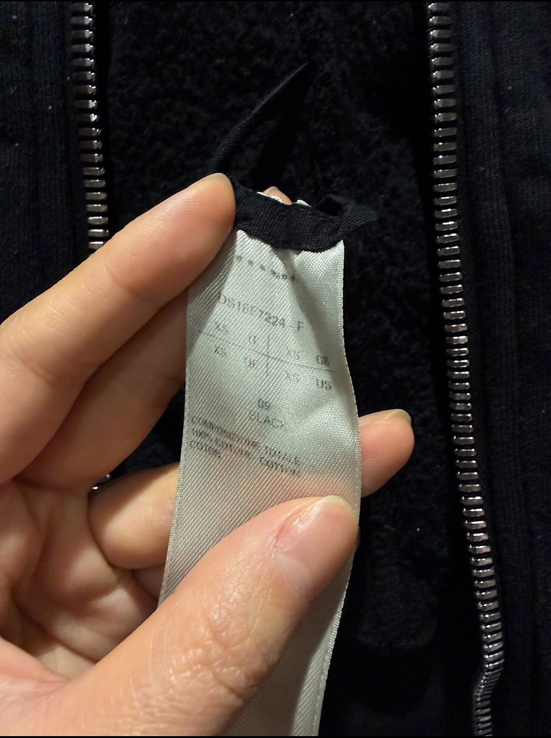 릭오웬스 제이슨 후드집업 xs 상품이미지2