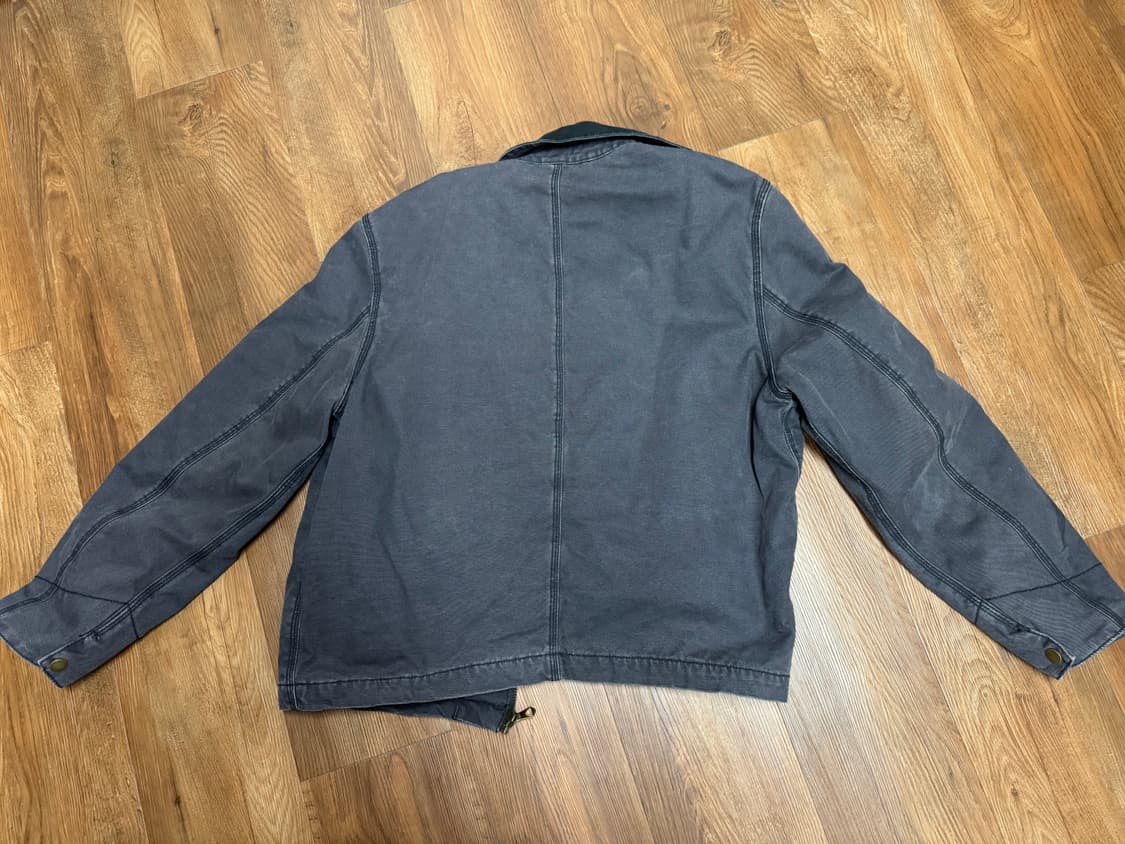 자라 워싱 퀼팅 점퍼(챠콜) / XL 사이즈 상품이미지7