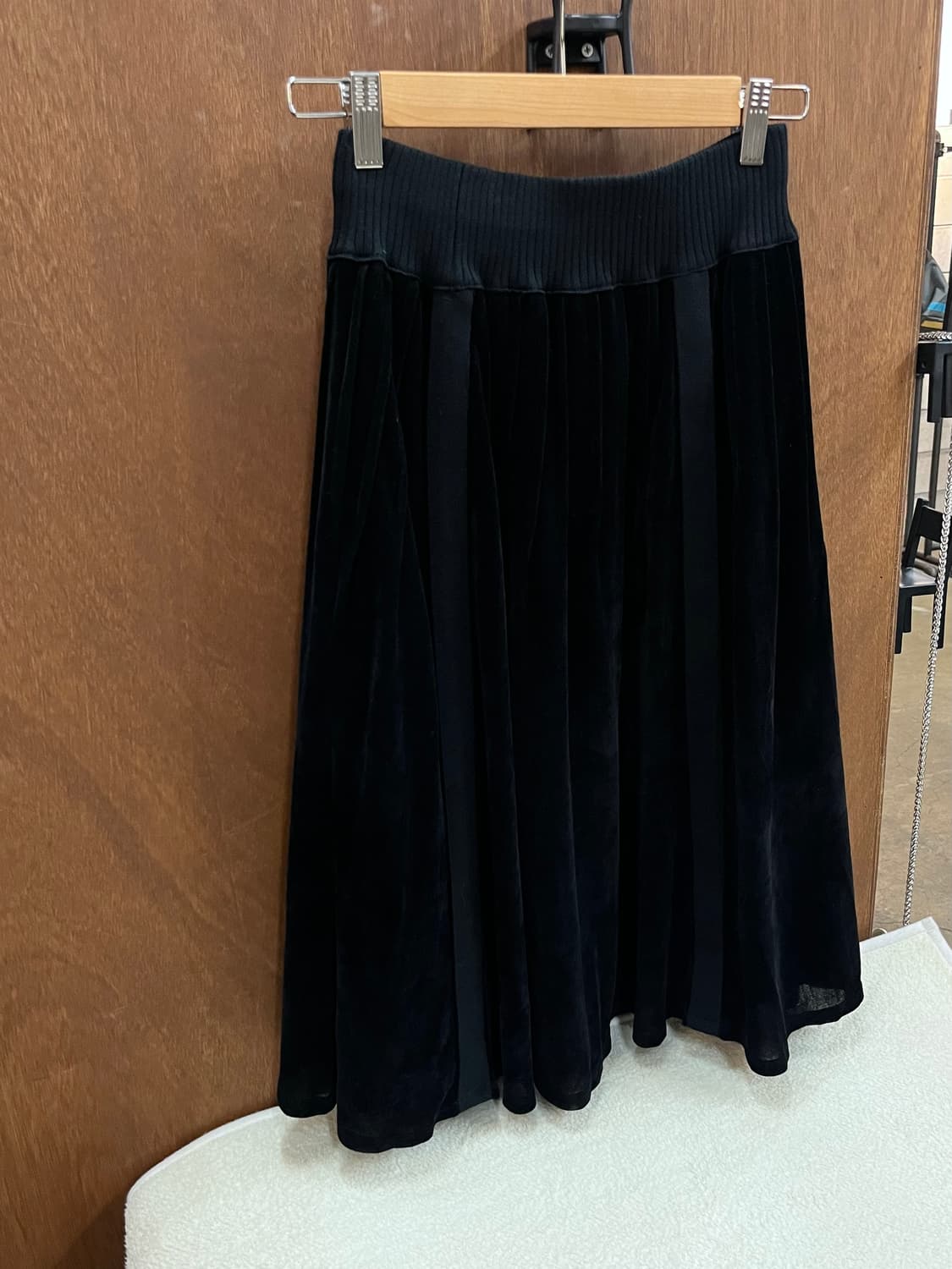 HIROKO BIS 히로코비스 벨벳 플레어 스커트 상품이미지2