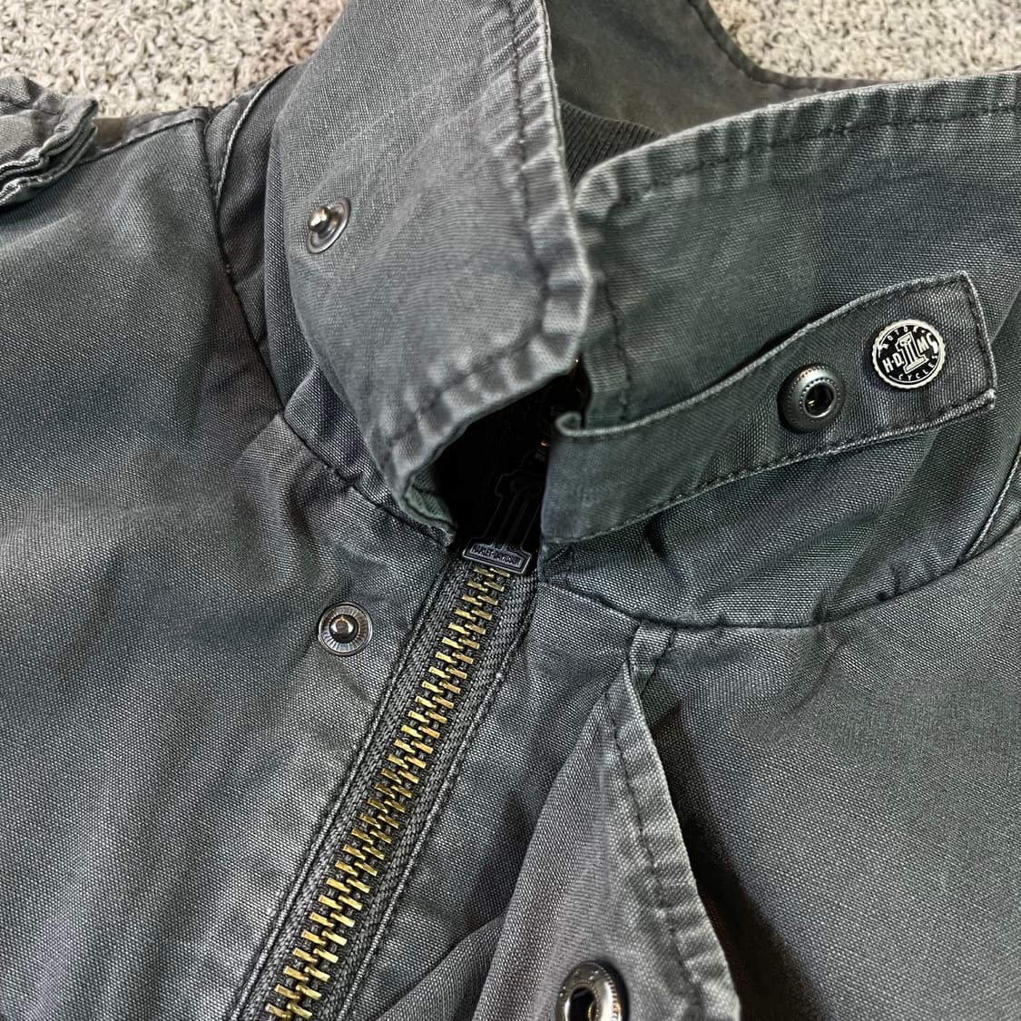 할리데이비슨 하이넥 워시드 필드자켓 상품이미지3