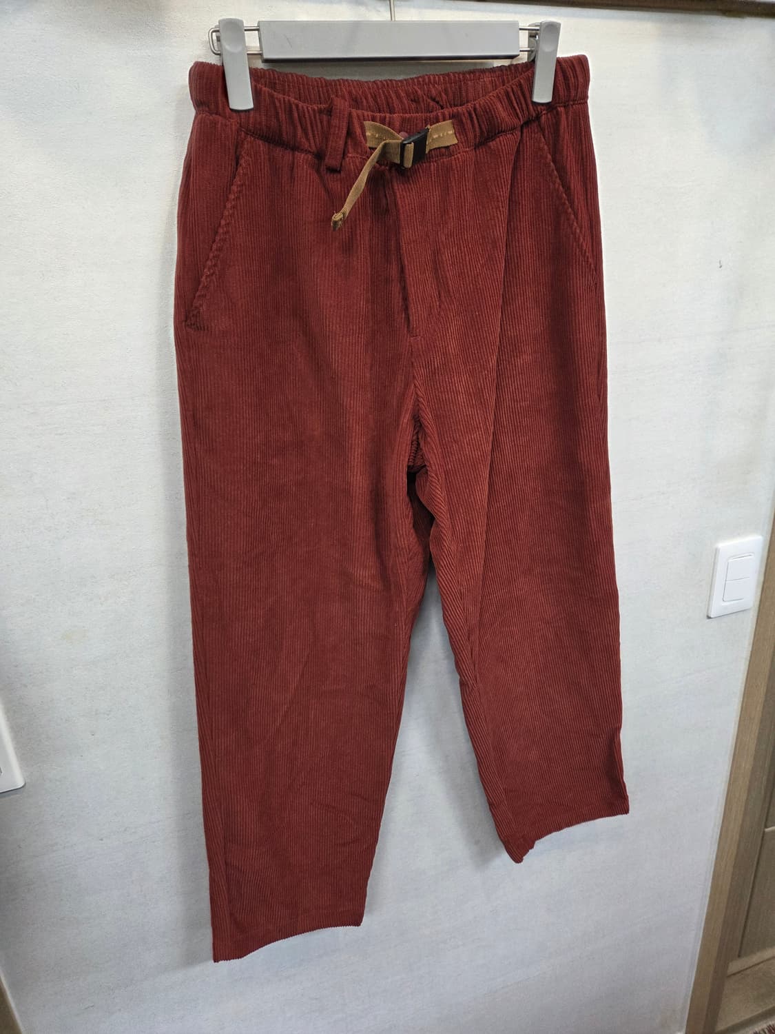 하이드아웃 벨티드 코듀로이 팬츠 대략 L 상품이미지6