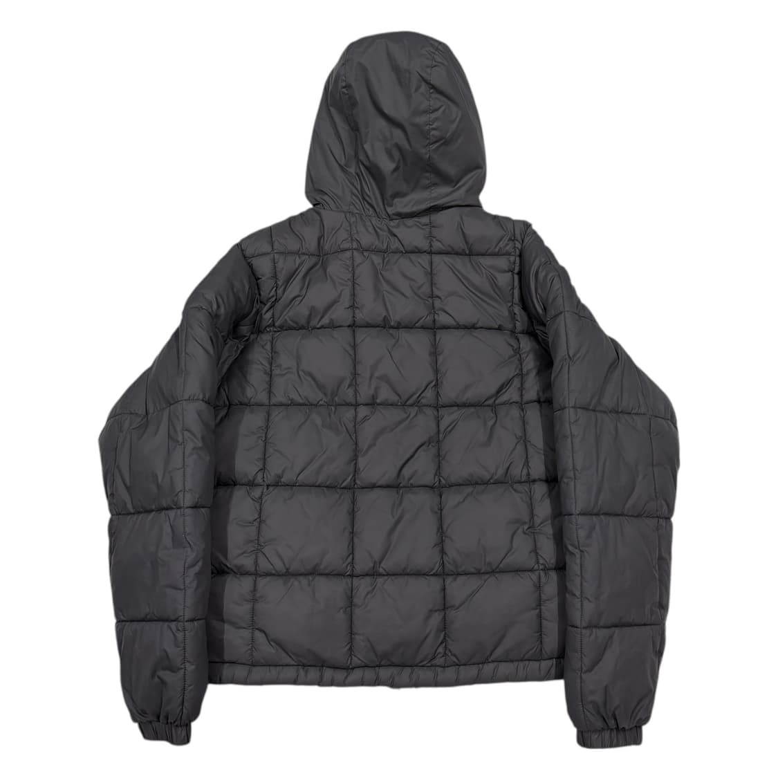 피지컬 디파트먼트 스퀘어 퀄팅 후드 패딩 자켓 차콜 S 상품이미지3