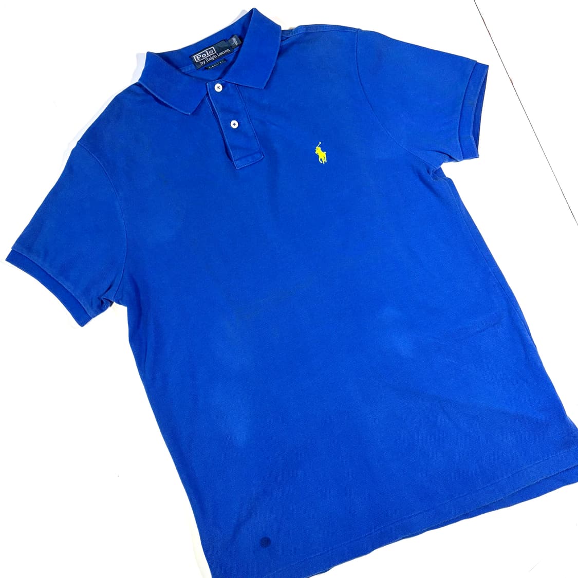 폴로 블루 PK 반팔 셔츠 L 상품이미지3