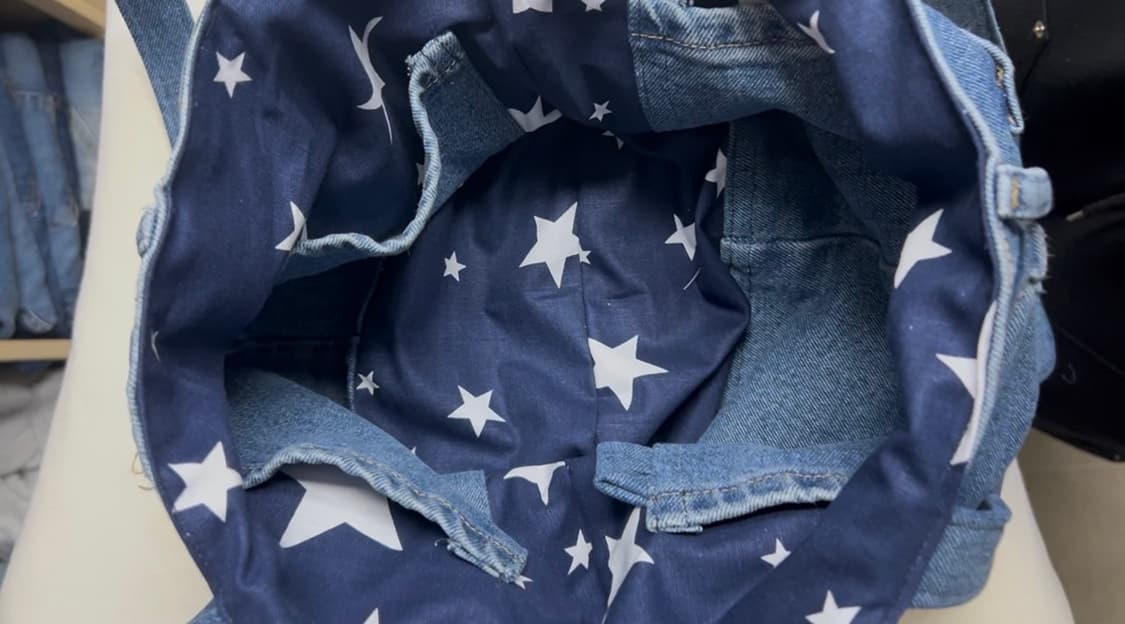Wrangler Denim Upcycling Tote Bag 상품이미지2