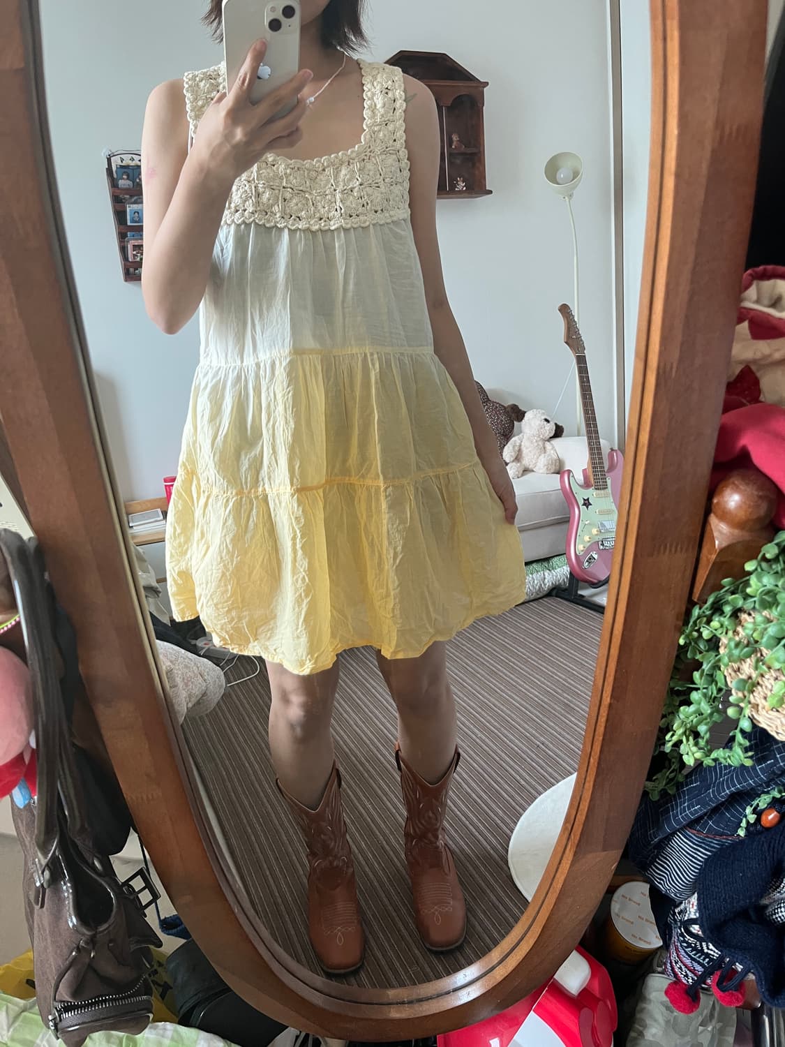 개나리 빈티지 모리걸 원피스🌼 상품이미지3