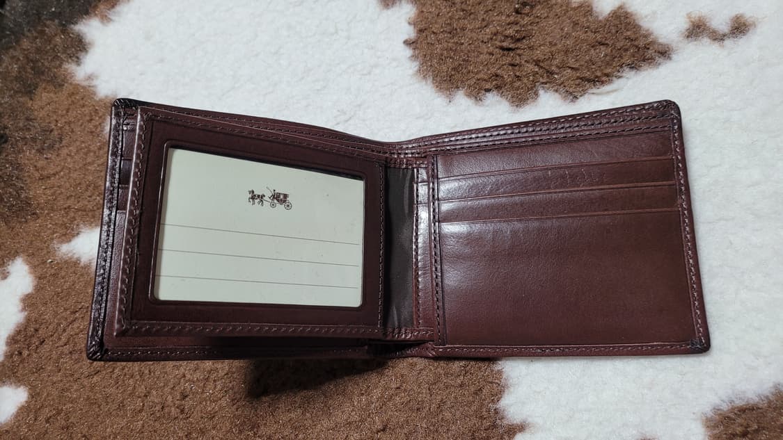 COACH 올드 코치 남성용 가죽 반지갑(새제품) 상품이미지5