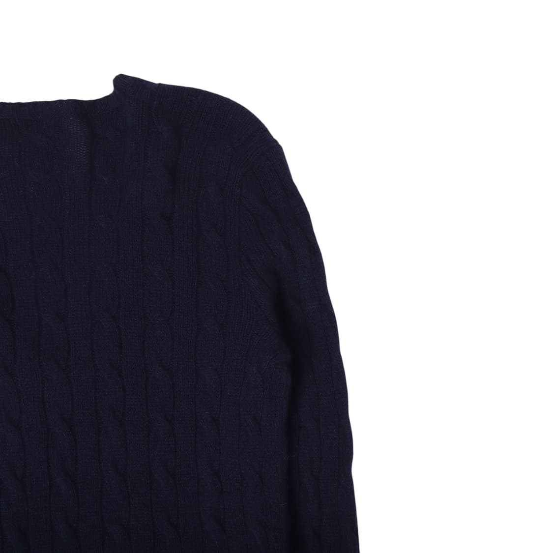 폴로 랄프로렌 qr 네이비 울 캐시미어 브이넥 니트 상품이미지6