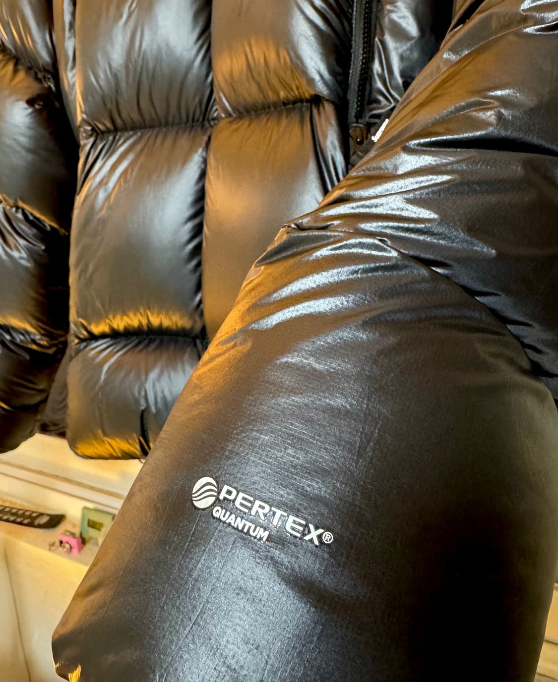 [XL] 슈프림 페더웨이트 다운 퍼퍼 자켓 블랙 - 23FW 상품이미지4