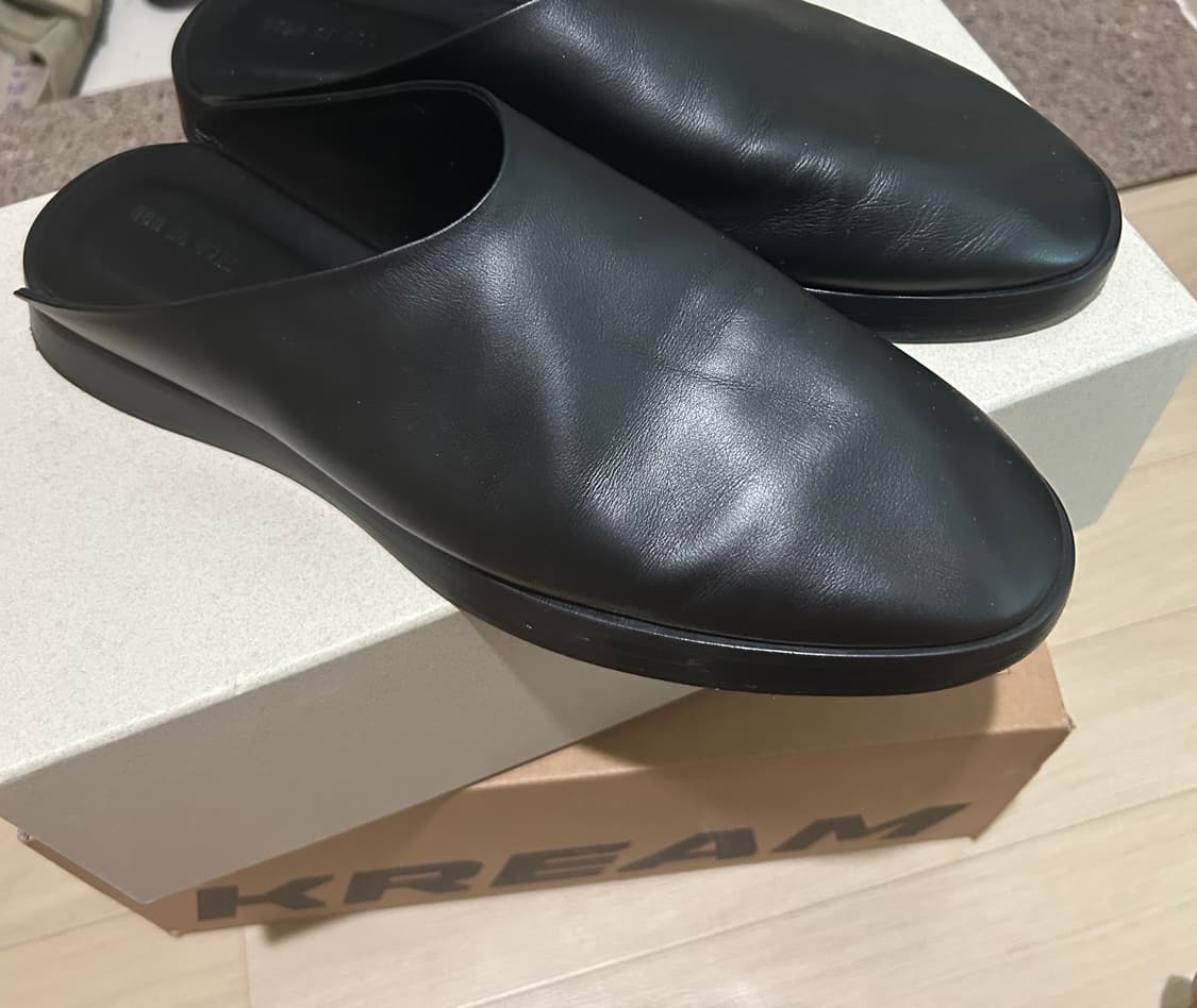 피어오브갓 블랙 카프스킨 로퍼 슬리퍼 상품이미지2