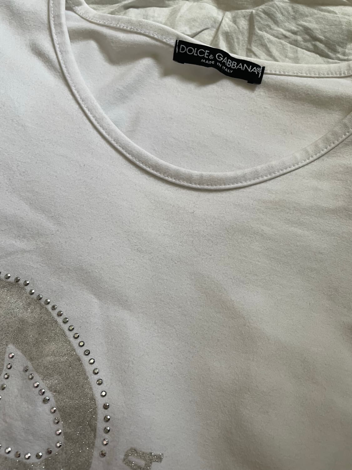 Dolce&gabbana 스톤 로고 슬림핏 긴팔 티  상품이미지5