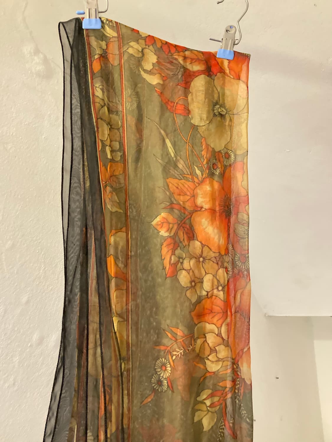 에스닉 플로럴 시스루 머플러 상품이미지2