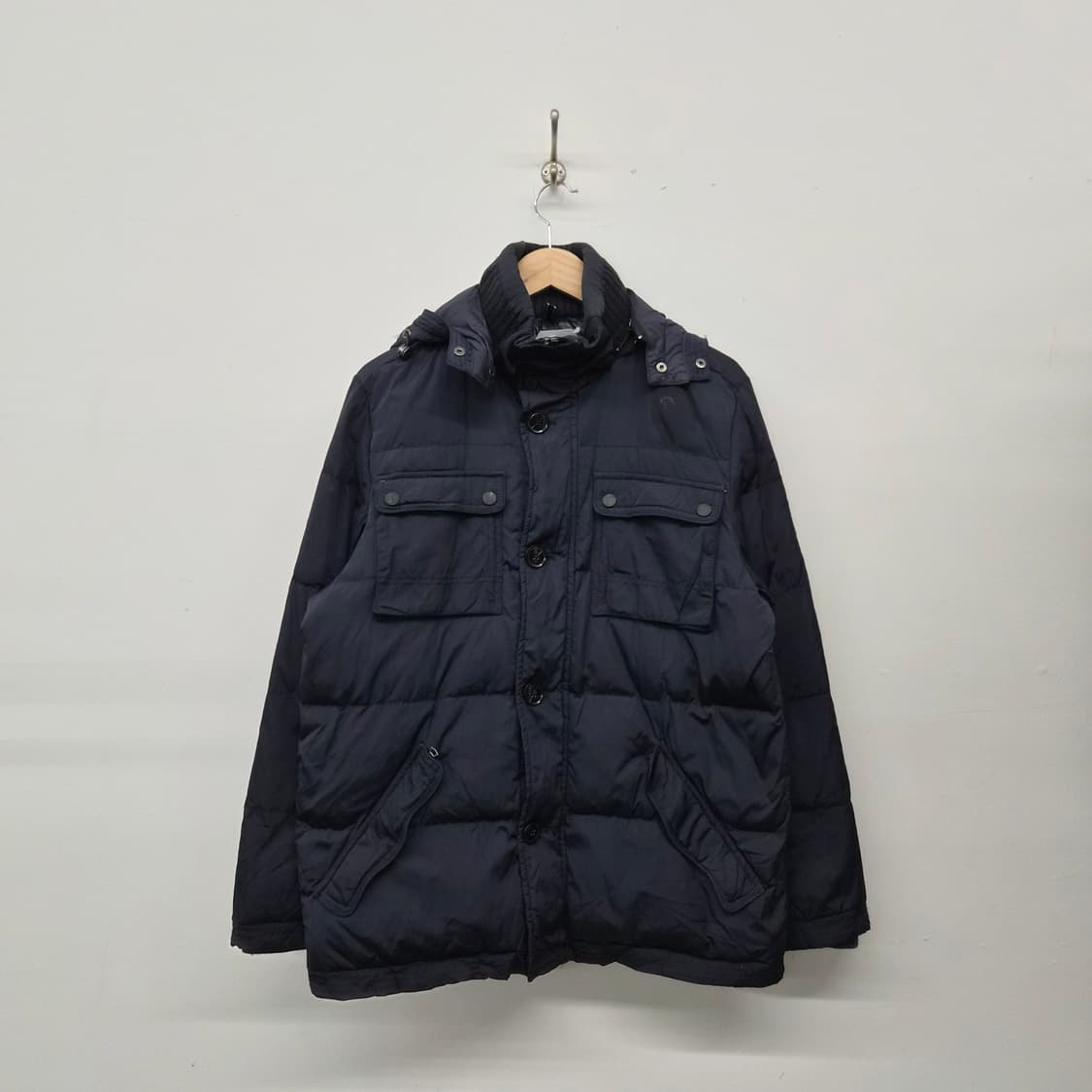 타미힐피거 네이비 푸퍼 패딩 점퍼 남성 L 상품이미지1