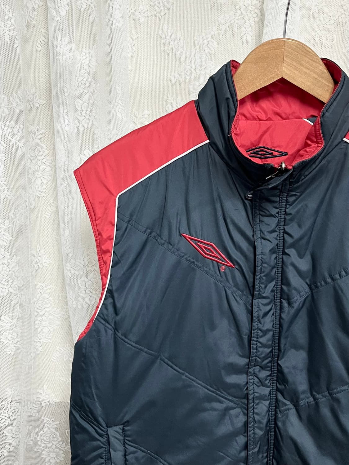 100) 엄브로 양면 리버시블 패딩조끼 잉글랜드 베스트 상품이미지2