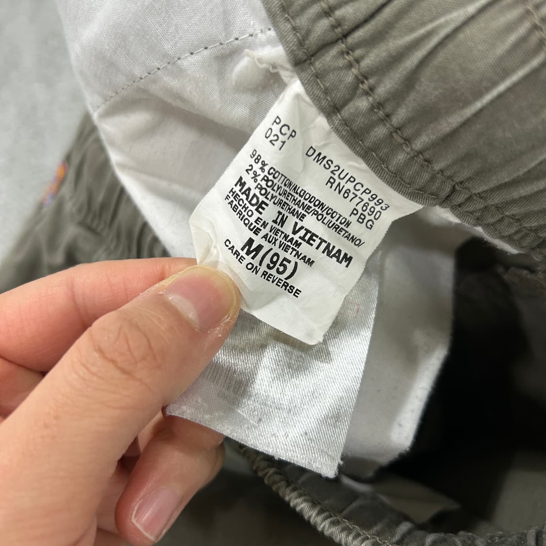 디키즈 카키색 카고 조거 팬츠 m 상품이미지4