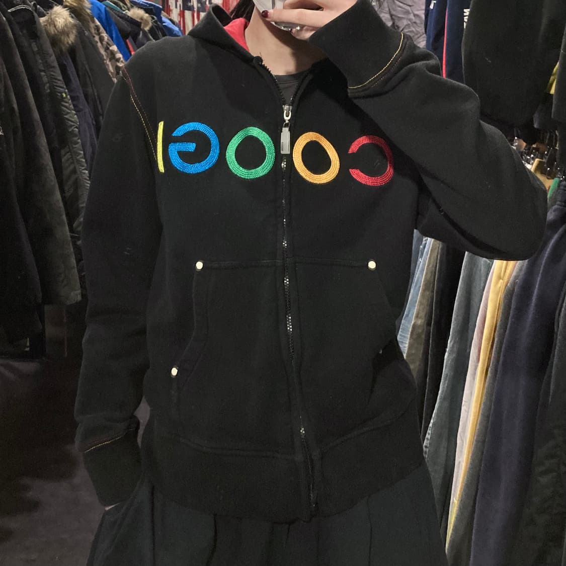 [IM]쿠지 후드집업 블랙 상품이미지1