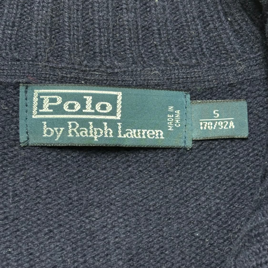 Polo Big Pony Lambs Wool Kint Zip-up 상품이미지4