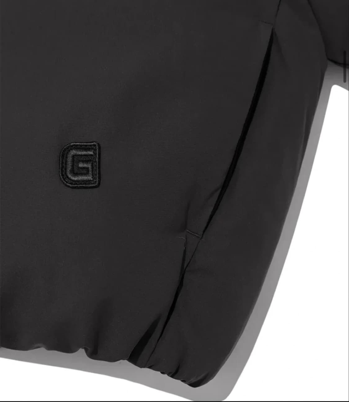 글로니 크롭 패딩 차콜 상품이미지3