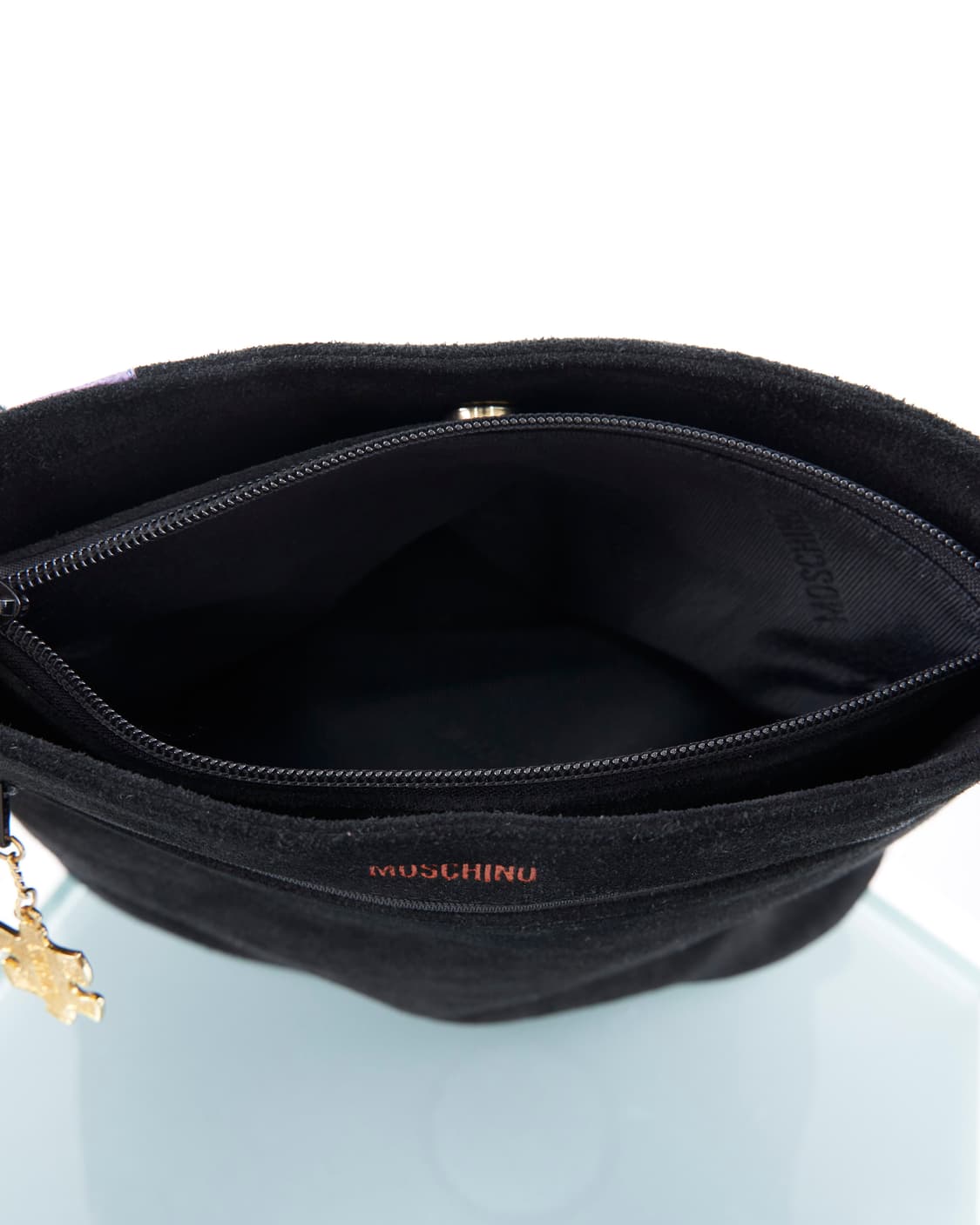 Moschino 퍼즐 포인트 스웨이드 도트백 상품이미지5