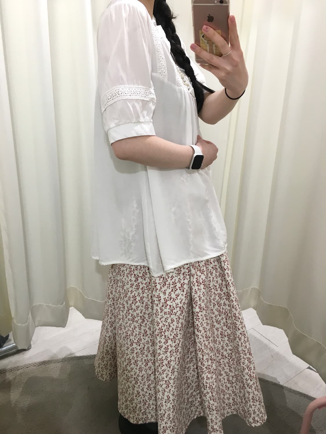 earth music flower skirt 상품이미지5