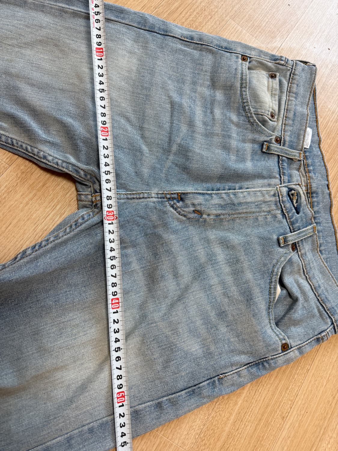 리바이스 505 연청 데님 W30 L32 상품이미지8