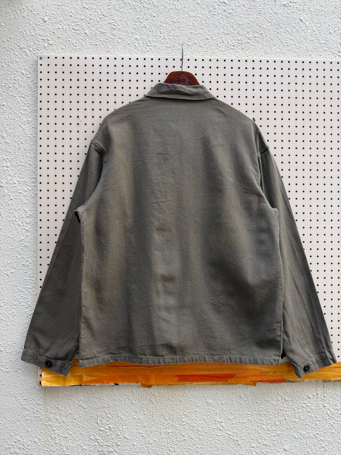 1970s FADED OLIVE KHAKI GERMAN 70s독일워크자켓 상품이미지2