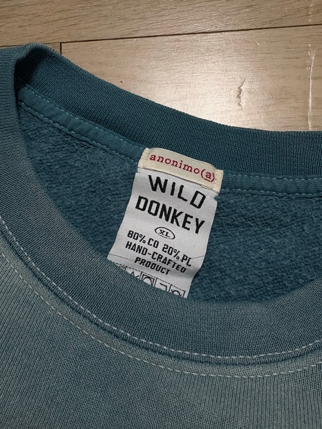 아노니모아노니마 와일드동키 콜라보 투게더 맨투맨 상품이미지2