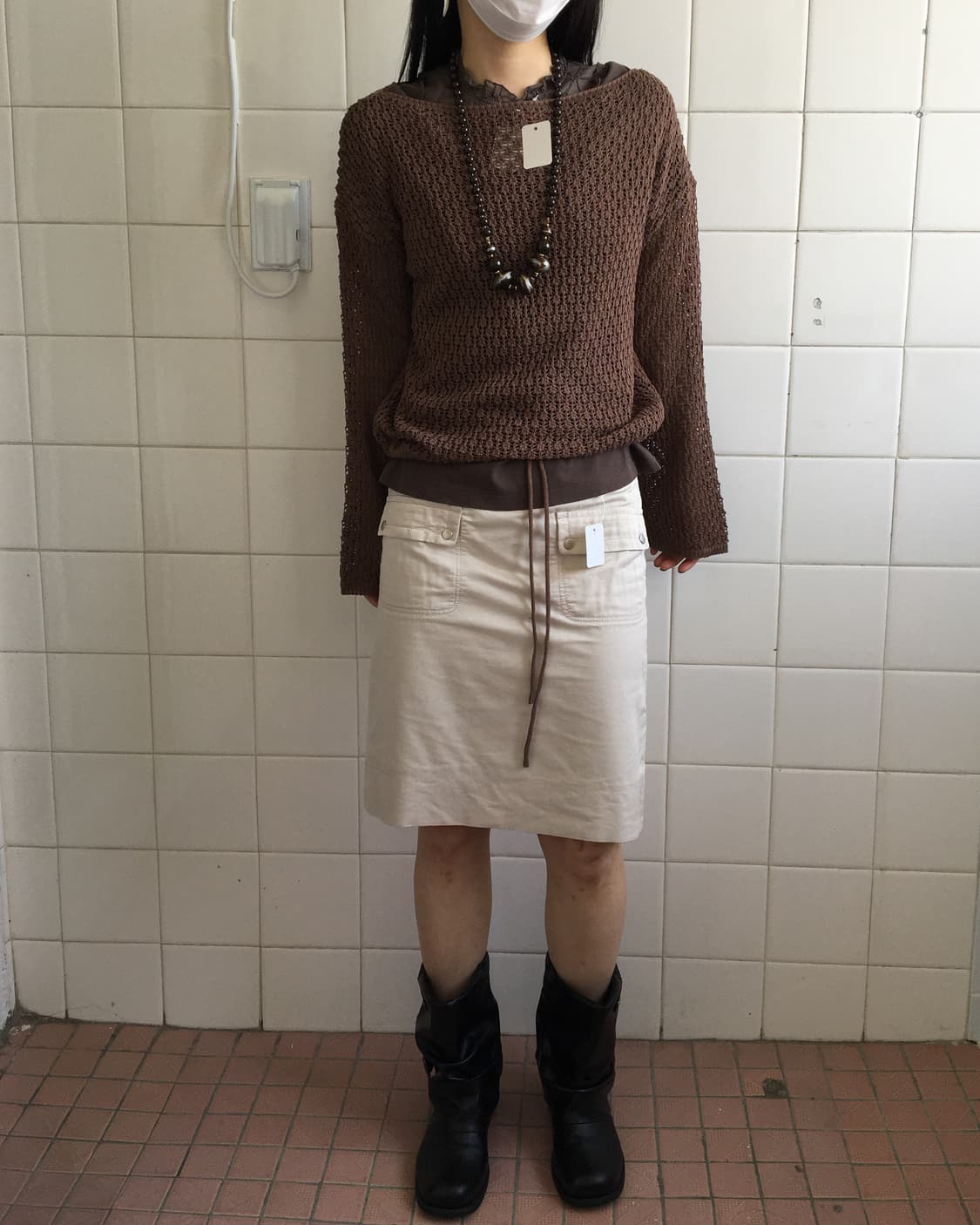 String point crochet knit 상품이미지7