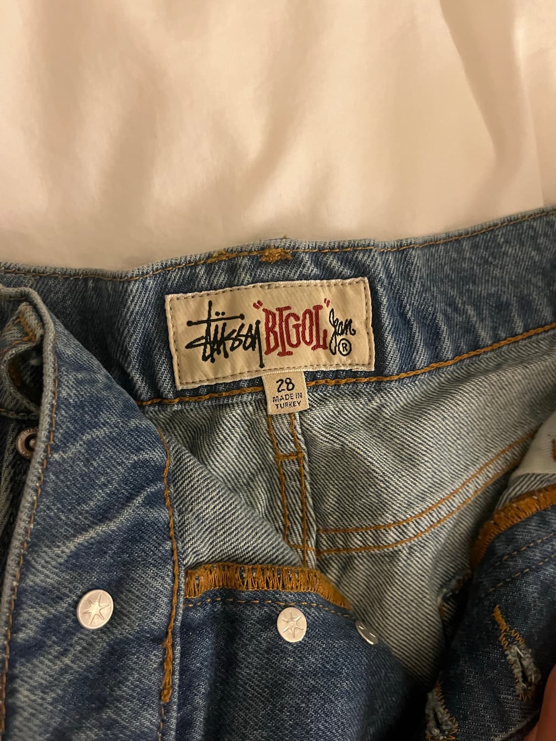 스투시 데님 팬츠 26 사이즈 상품이미지3