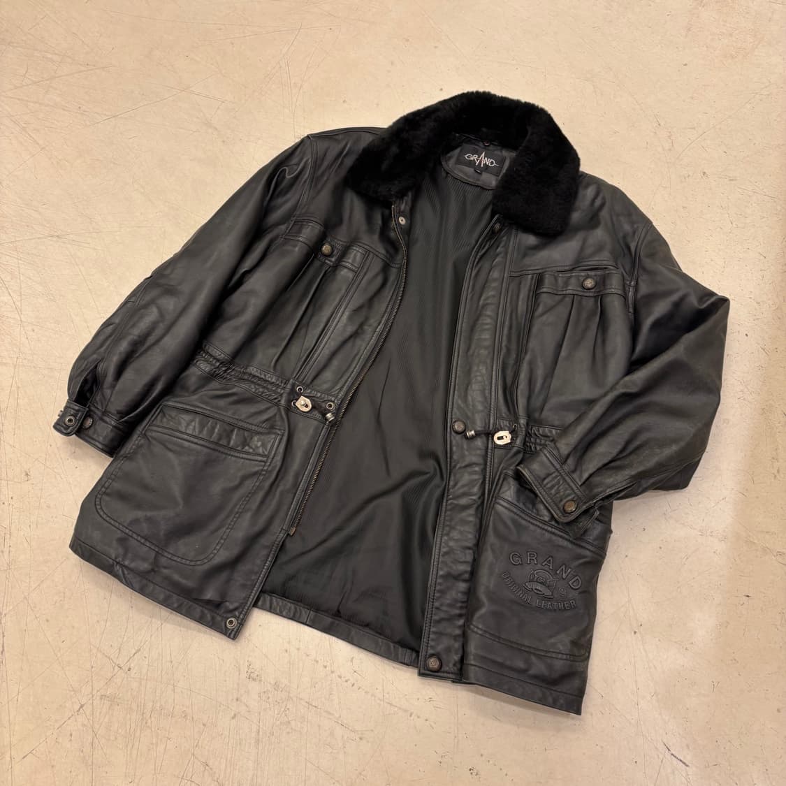 빈티지 올드 램스킨 자켓 상품이미지1