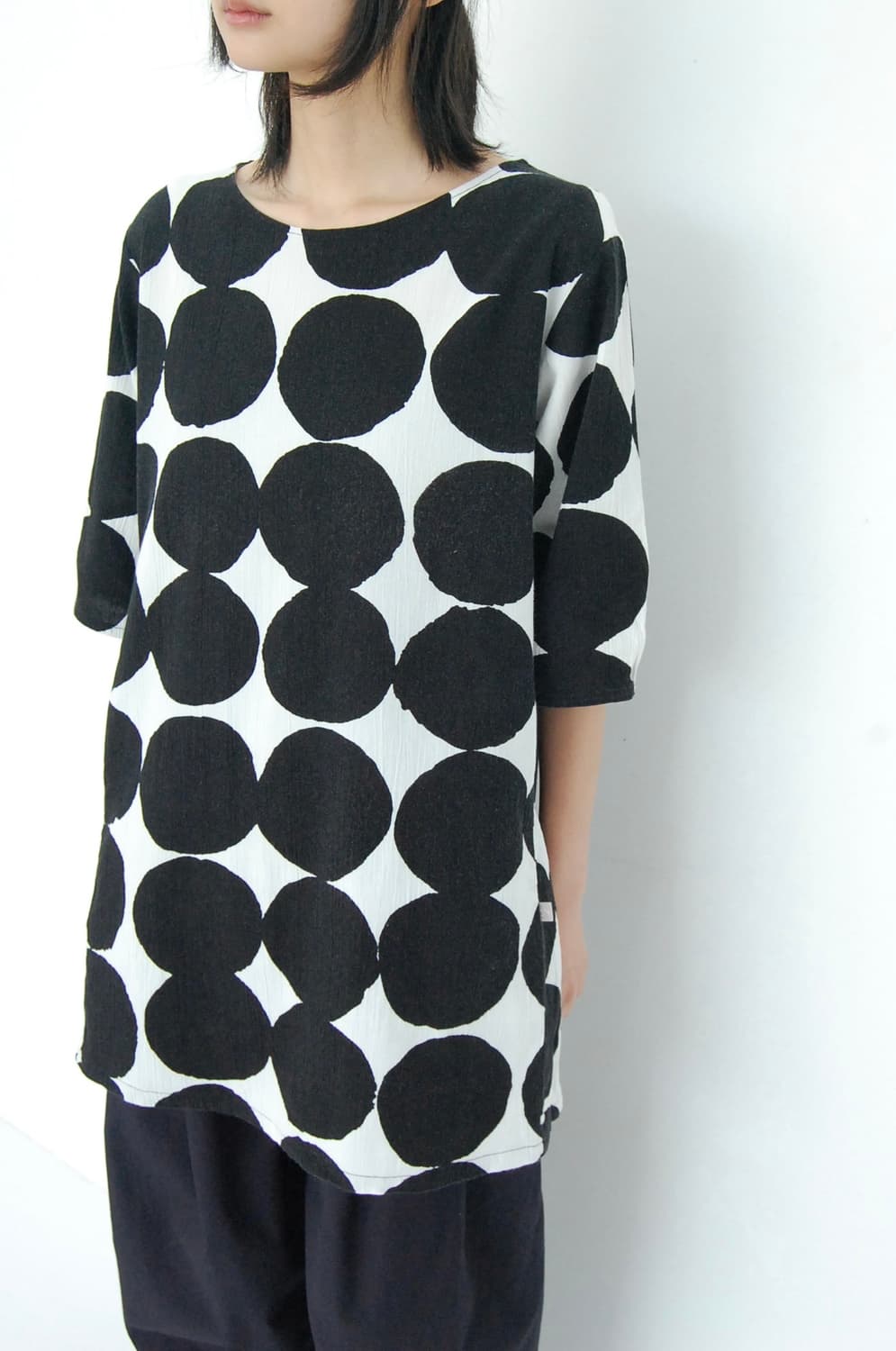 Sousou polka cotton top 상품이미지2