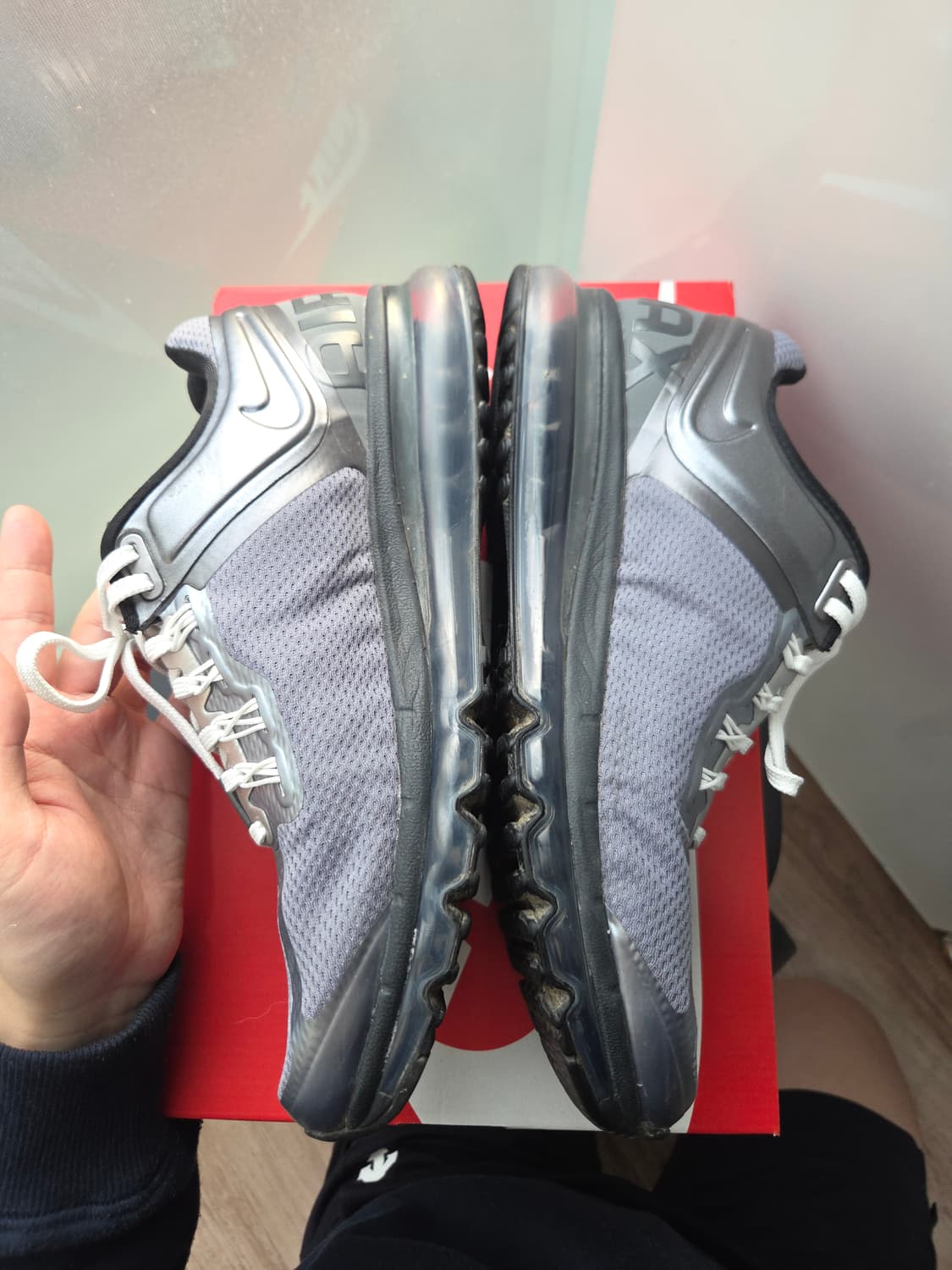 나이키 에어맥스 2013 메탈릭 실버 상품이미지3