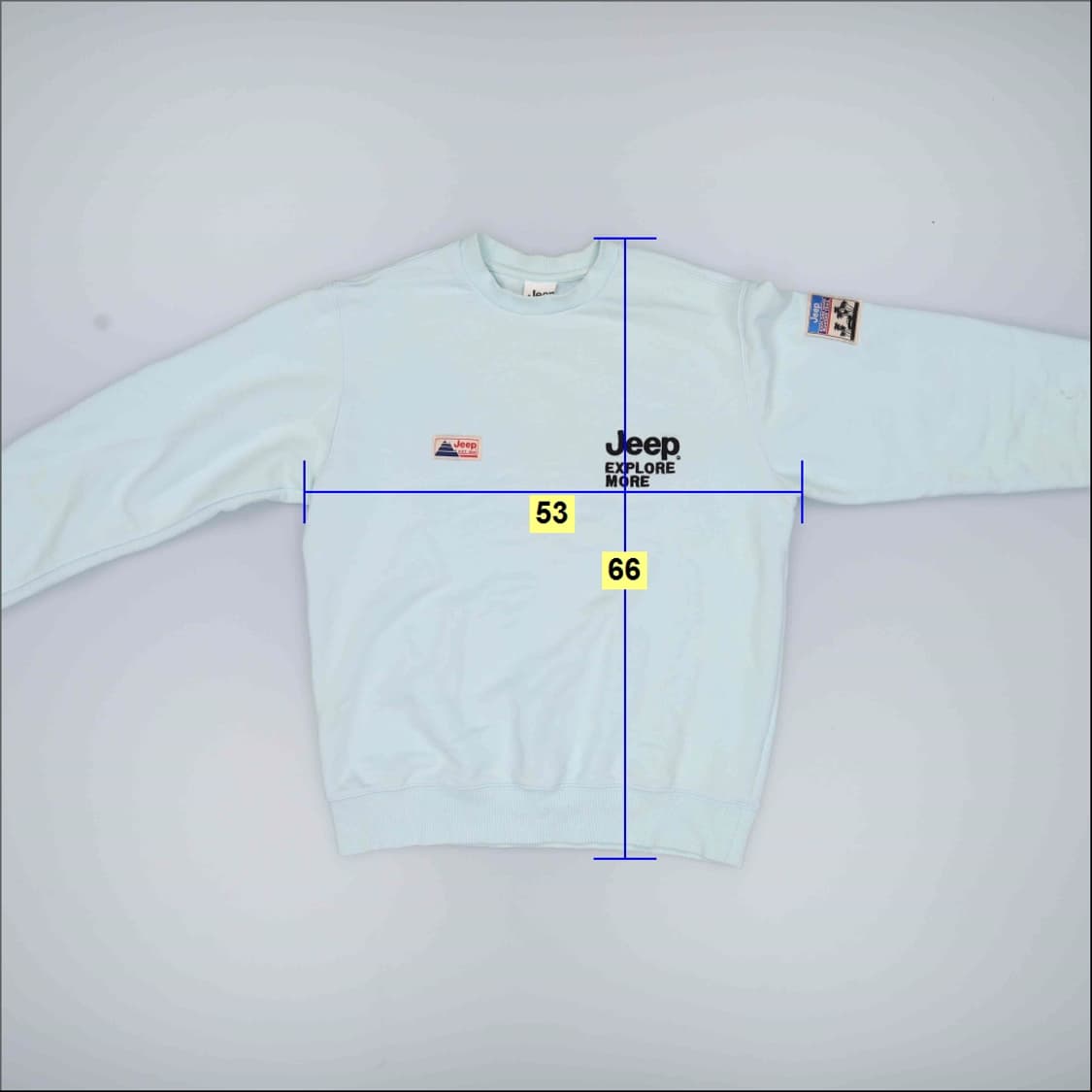 M 지프 패치 맨투맨 0407H1 상품이미지7