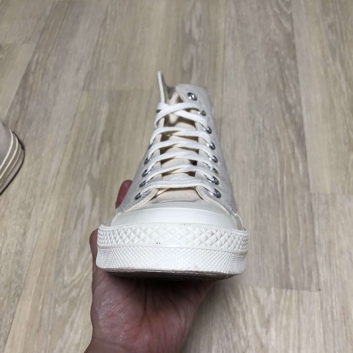 (280) 컨버스 CONVERSE 척70 하이 빈티지 캔버스 내추럴  상품이미지8