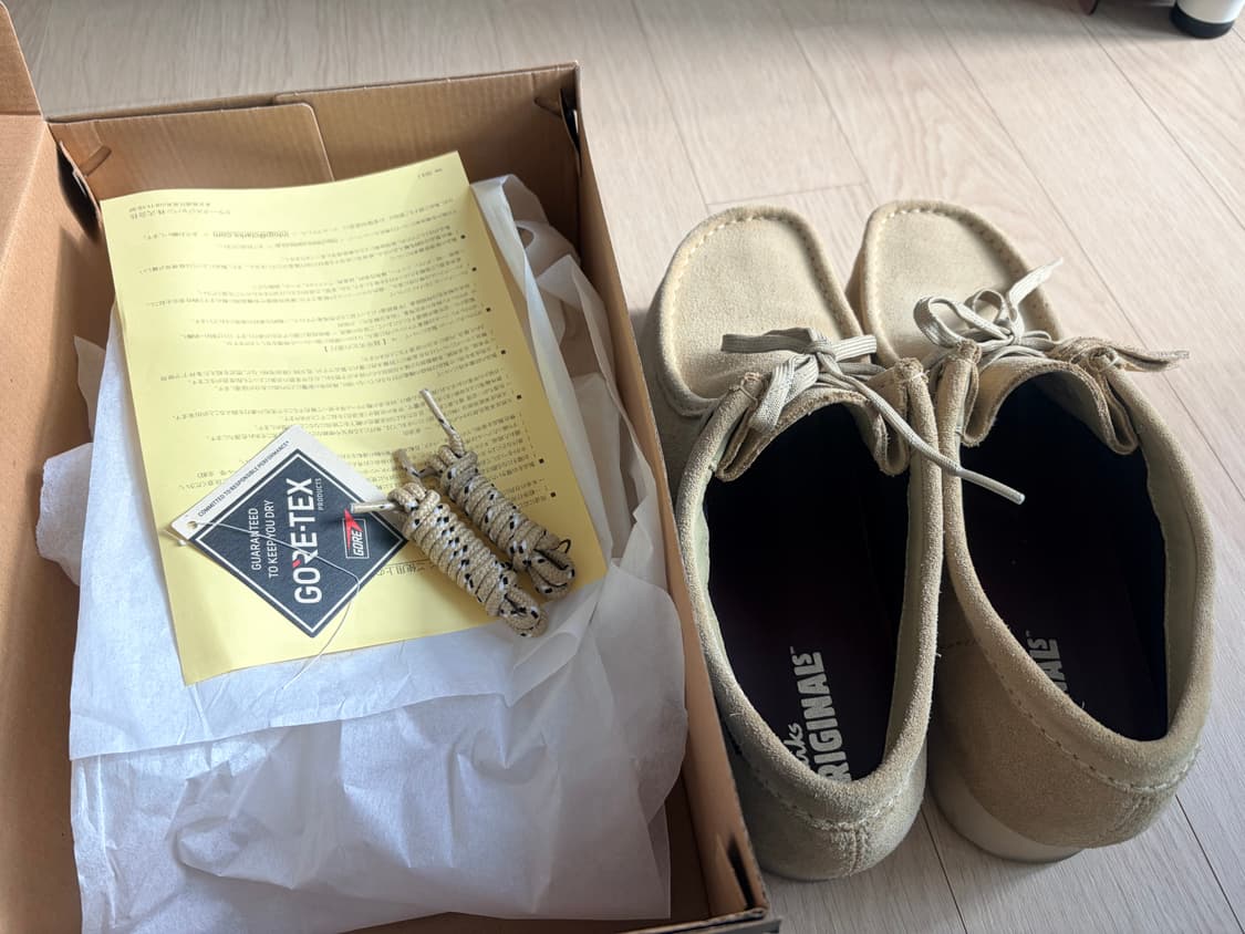 클락스 왈라비 메이플 스웨이드 고어텍스 uk9 상품이미지7