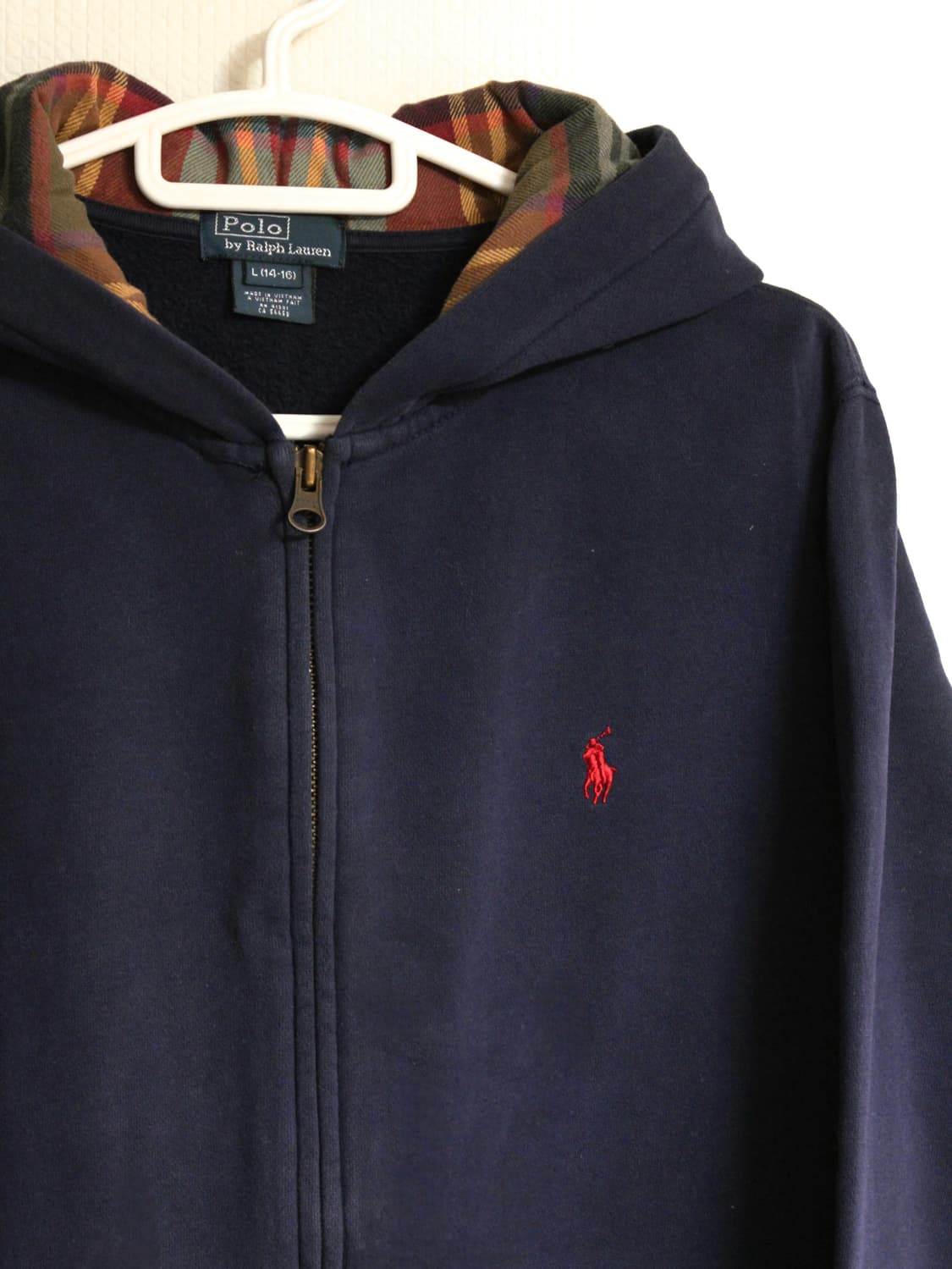 폴로 랄프로렌 네이비 후드집업 L 상품이미지2