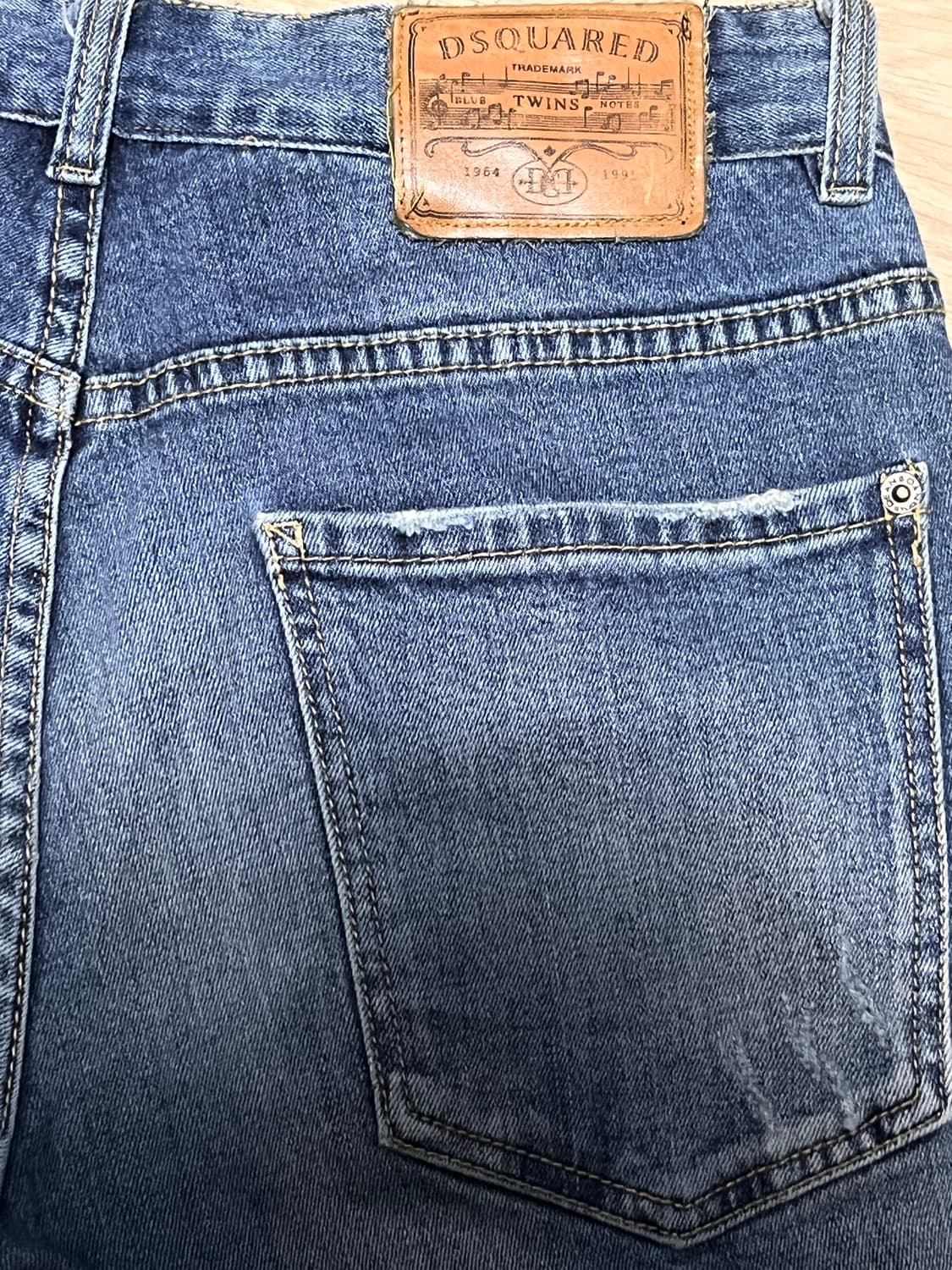 DSQUARED2 패치워크 데님 청바지 50 상품이미지4