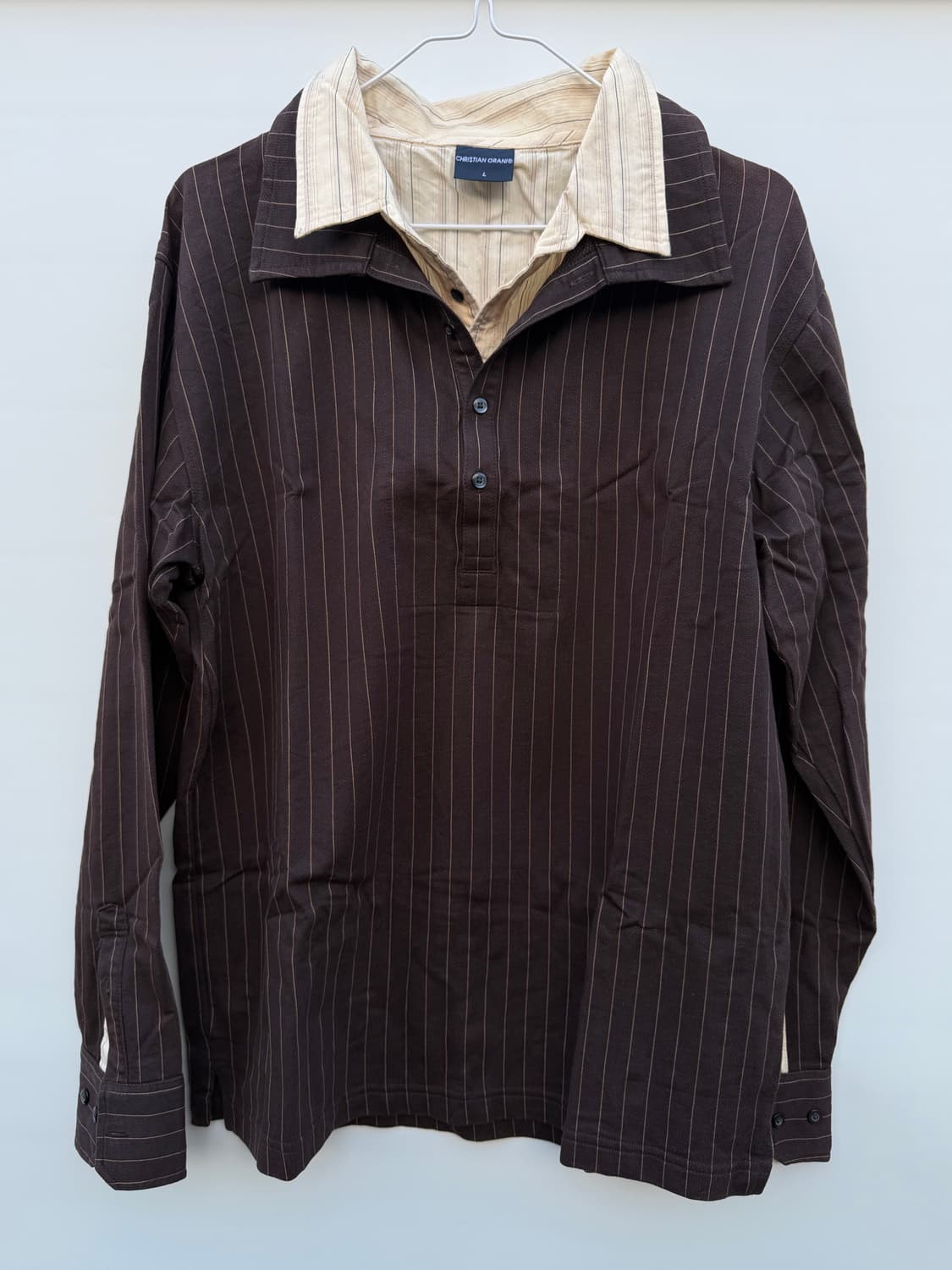 레이어드 셔츠 탑 상품이미지1