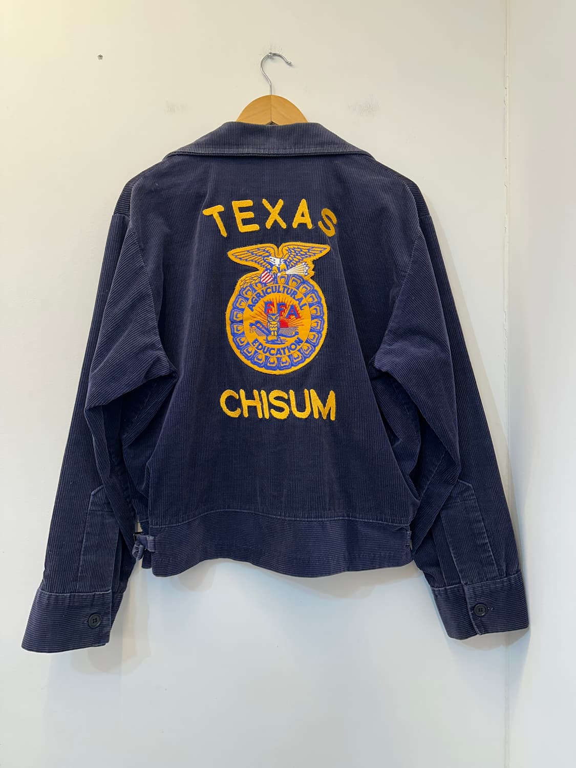 National FFA 텍사스 네이비 코듀로이 재킷 상품이미지2