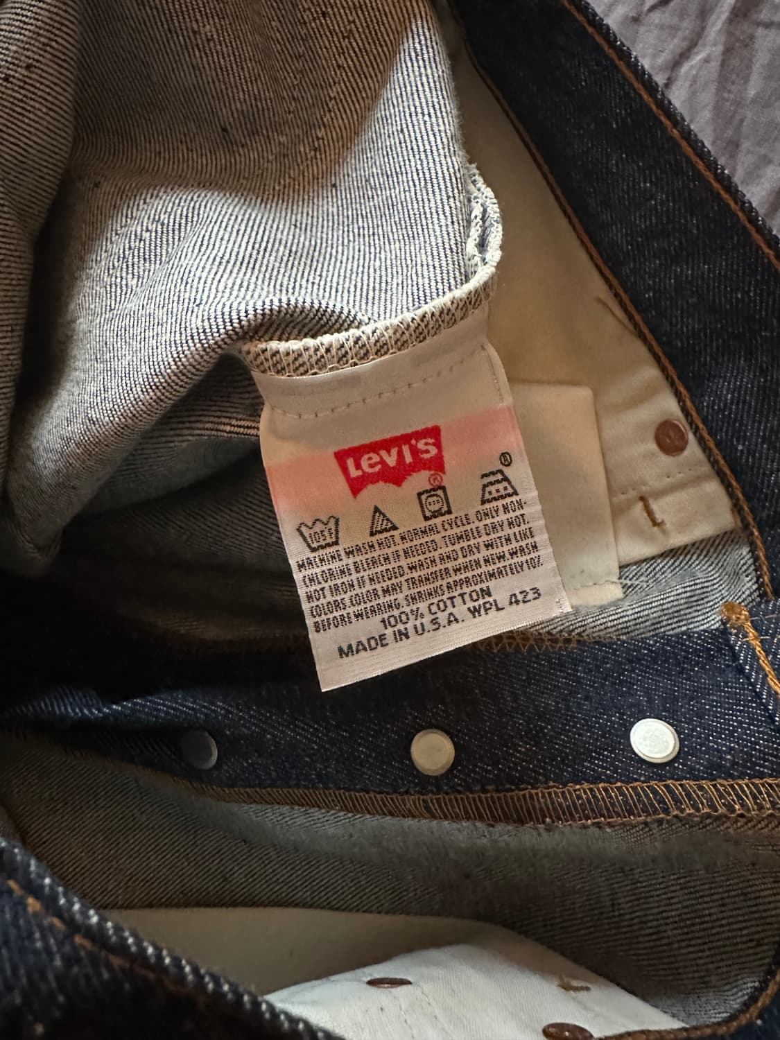 90s Dead Stock USA Levis 501 발렌시아 Denim 상품이미지7