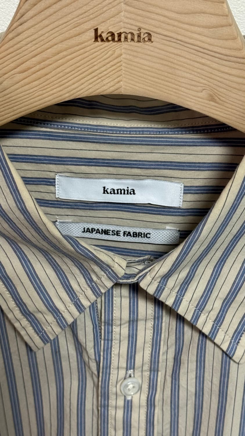 카미아 재패니즈 스트라이프 셔츠 M 상품이미지3