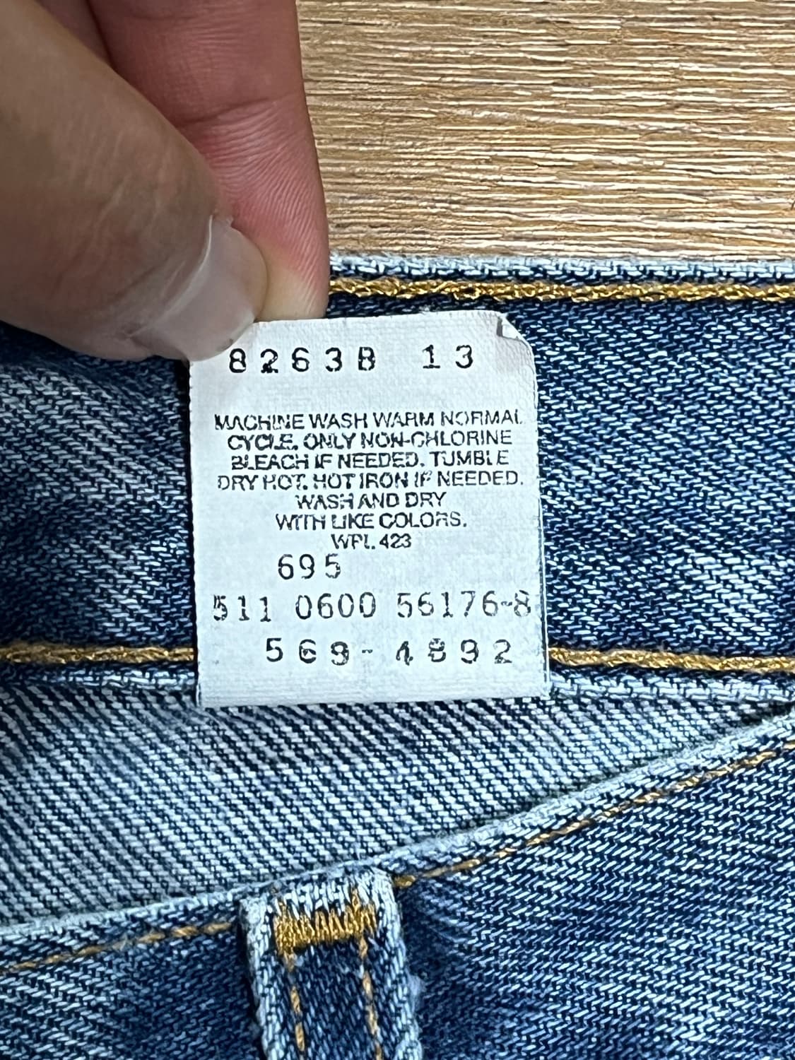 빈티지 리바이스 569 미제 상품이미지4