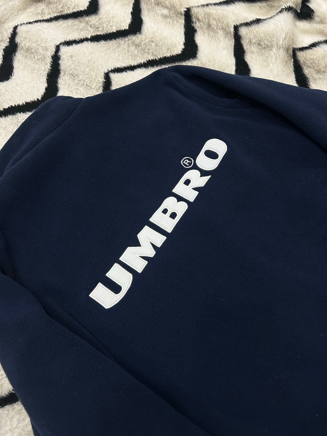 [XL]엄브로 리버시블 플리스 바람막이/네이비 상품이미지1