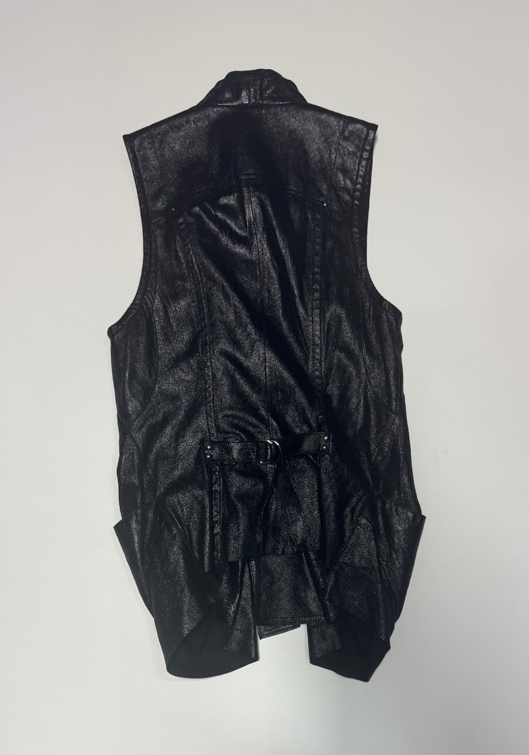 여성 타스타스 빈티지 리얼 양가죽 베스트 조끼 44-55 상품이미지2