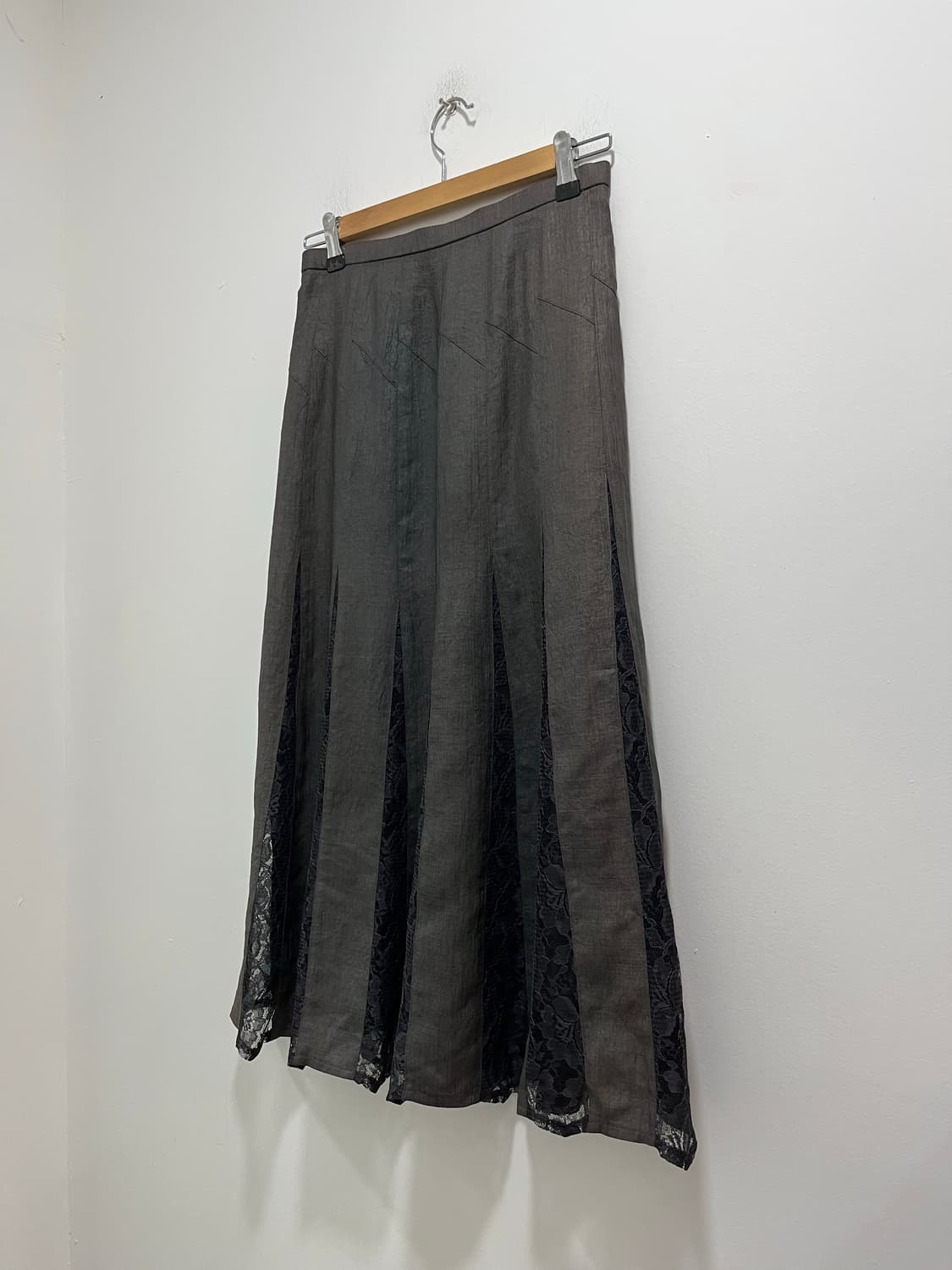 일본 빈티지 레이스 레이어드 플레어 롱스커트  상품이미지6