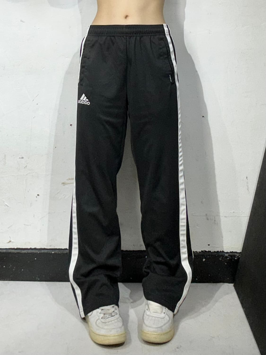 아디다스 블랙  big 3t 와이드 추리닝 바지 트레이닝 팬츠 S 상품이미지2