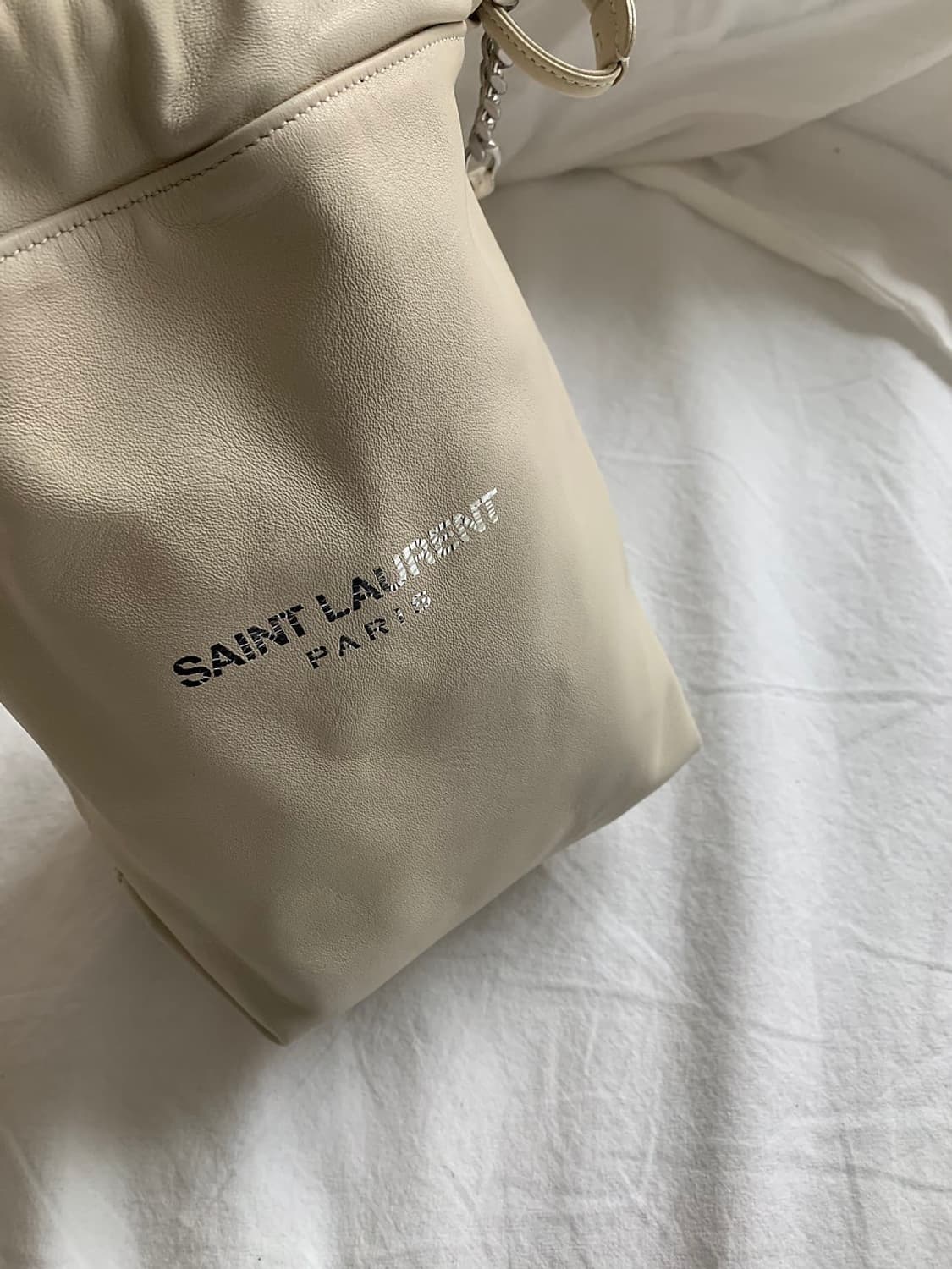 생로랑 테디 버킷백 스몰 상품이미지6