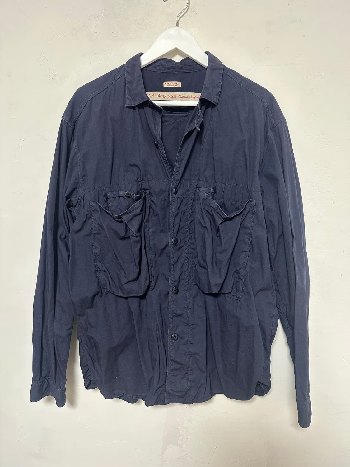 Kapital broad anorak shirt navy -3 size 상품이미지1