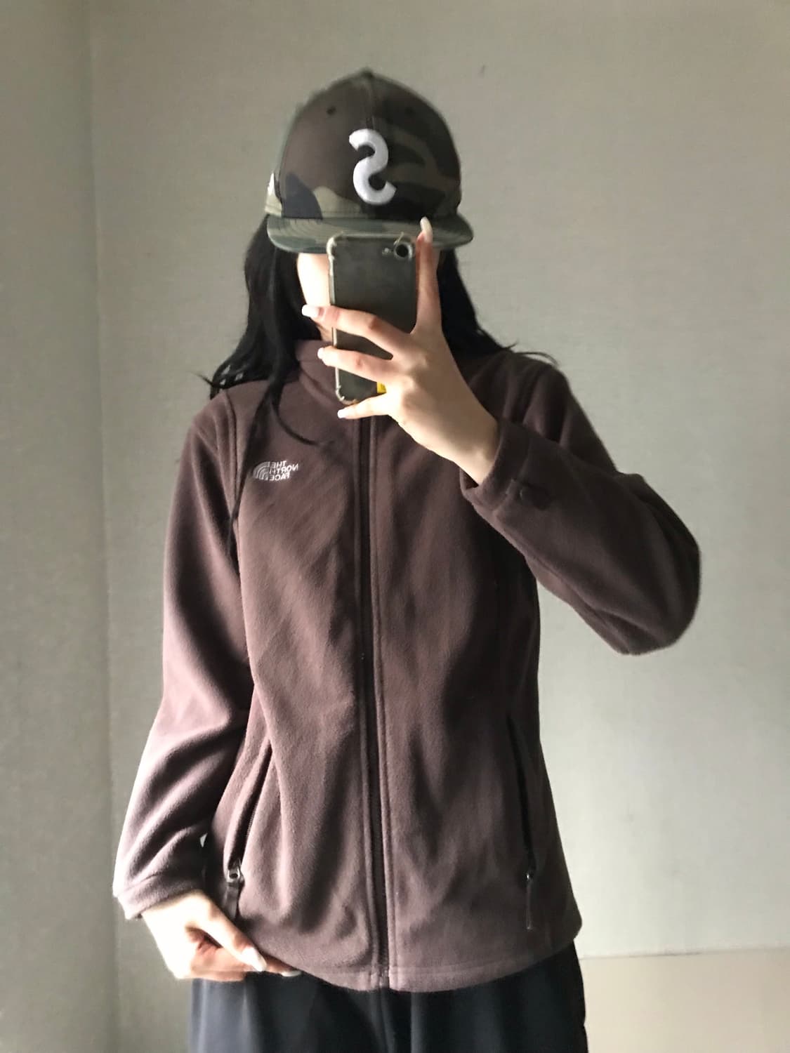 노페 브라운 후리스 상품이미지2