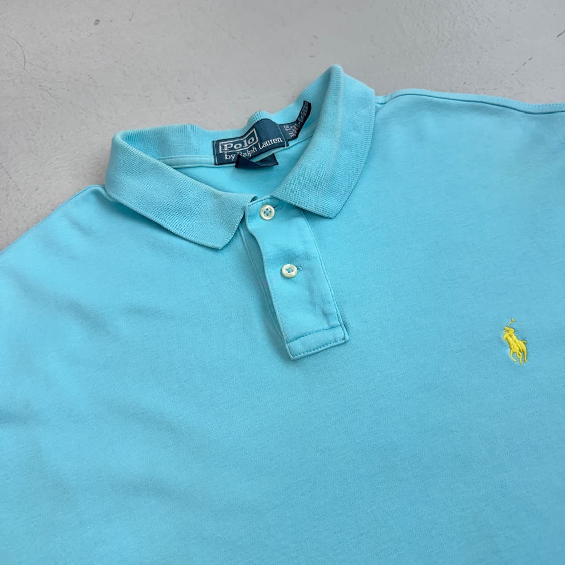 폴로 포니 PK 카라 반팔 티셔츠 민트 상품이미지3