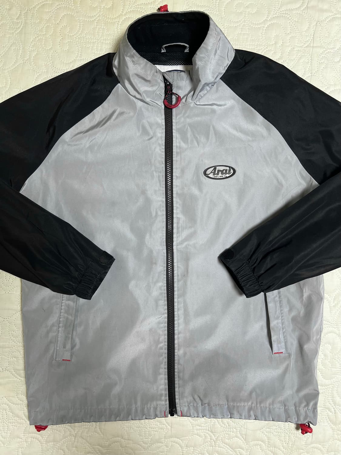 구형 아라이 바람막이 S 검회 투톤 실버블랙 상품이미지2